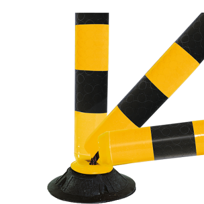 <u>Traffic-Line FlexPin Flexible 1000mm Yellow and Black Plastic Post with Base</u>